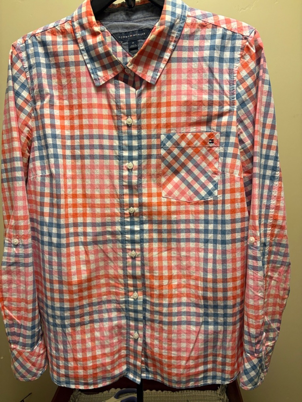 Tommy Hilfiger long sleeve button up blouse